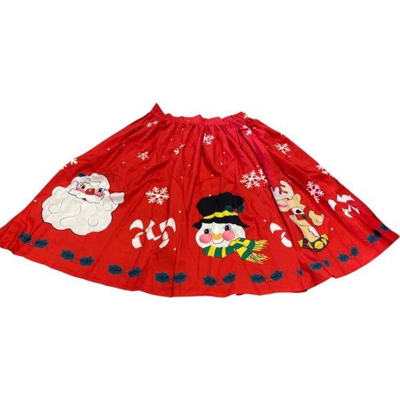 MS Mouse Women's  Printed Elastic Band Cute Flared Party Skirt - Picture 1 of 4